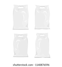 Product packaging. Mock Up, Template. Illustration isolated on white background.