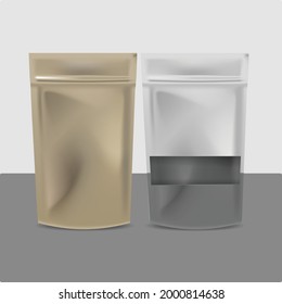 Product packaging mockup vector design