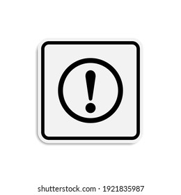 Product packaging symbol. vector illustration
