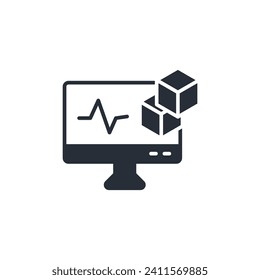 Product page icon. vector.Editable stroke.linear style sign for use web design,logo.Symbol illustration.