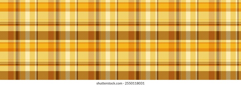 El tartán del fondo del patrón del Producto, decora la textura inconsútil de la tela. Vector textil a cuadros árabes en paleta de colores naranja y ámbar.