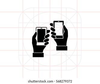 Product placement simple icon