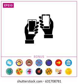 Product placement simple icon