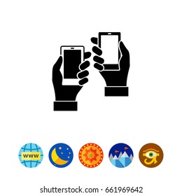 Product placement simple icon