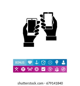 Product placement simple icon