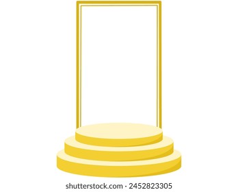 Product Podium Stage Background Illustration
