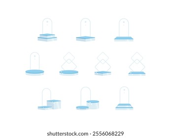 Product Podium Stage Element Set 