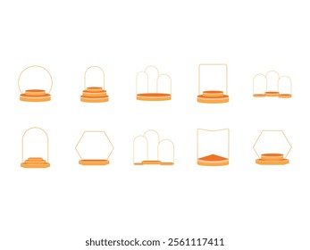 Product Podium Stage Element Set
