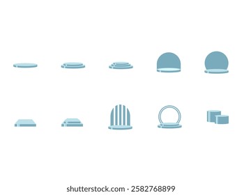 Product Podium Stage Element Set