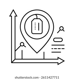 product positioning technical sales engineer line icon vector. product positioning technical sales engineer sign. isolated contour symbol black illustration