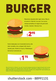 Product poster for shop. Design sale card, offers, price. Vector.