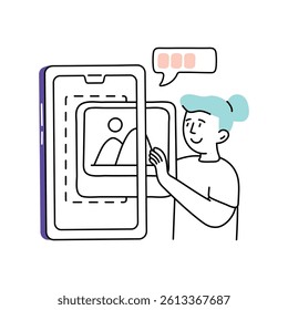 Product posting  Vector Style Illustration 