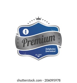 product premium retro label theme