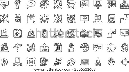 Product presentation icons High-Quality Vector Icons Collection with Editable Stroke. Ideal for Professional and Creative Projects.