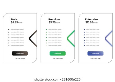 Product Pricing Service Card Design
