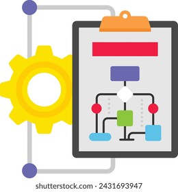 product, process and business model innovation concept, vector design, Boosting productivity abilities Symbol, business motivation Sign, Enterprise impetus stock illustration