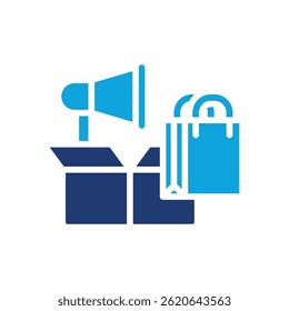 Product Promotion Icon Mixed Vector Illustration