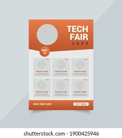 Product promotion poster flyer template, Product sale flyer poster leaflet, editable flyer template