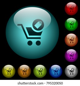 Product Purchase Features Icons Color Illuminated Stock Vector (Royalty ...