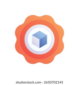 Product quality. Editable vector icon, coloured.