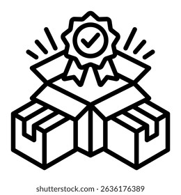 Produktqualität Icon-Element für Design