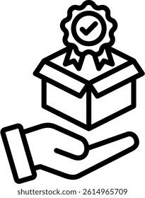 Product Quality Icon Line Vector Illustration