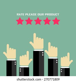 Product rating poster