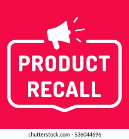 product recall icon