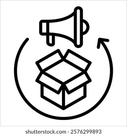 Product Recall Icon Element For Design