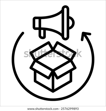 Product Recall Icon Element For Design