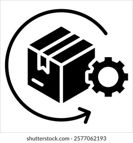 Product Recall Process Icon Element For Design