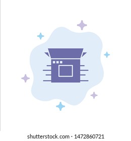 Product Release, Business, Modern, Product, Release Blue Icon on Abstract Cloud Background