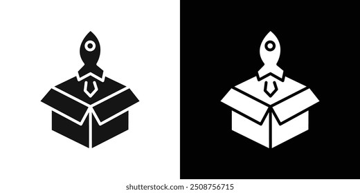 Product release icon Flat fill set collection
