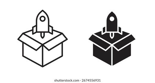 Icono de Autorización de Producto en estilo de moda plano y forro para diseños de interfaz de usuario App