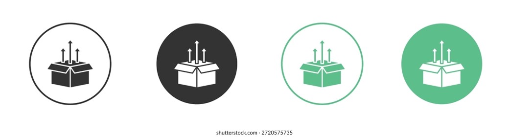 Pictogramas de iconos de Autorización de Producto. Vector EPS 10