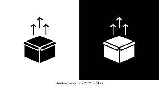 Producto Autorización icono silueta Vector plano paquete de diseño de ilustración.