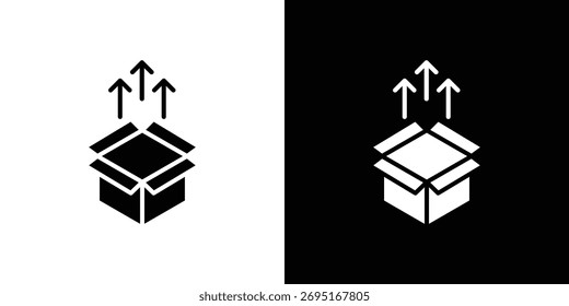 Vetor de ícone de liberação de produto, sinal plano preenchido, pictograma sólido. Símbolo, ilustração de logotipo.