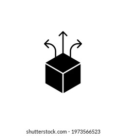 product release icon vector illustration. product release icon black style design. isolated on white background