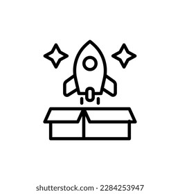 Product Release icon in vector. Illustration