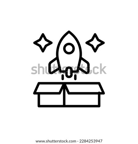 Product Release icon in vector. Illustration
