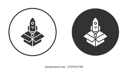 Silueta de Vector de icono de Autorización de Producto en negro. Vector de icono plano simple.