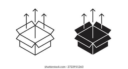 Produktfreigabesymbol für Web und App. Vektorgrafik eps