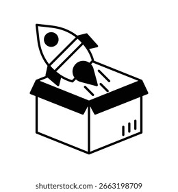 Product Release icon with white background vector stock illustration