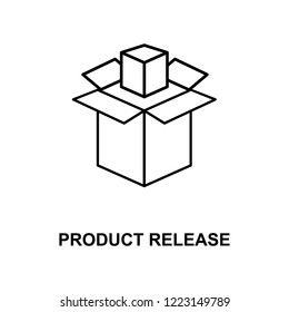 product release line icon