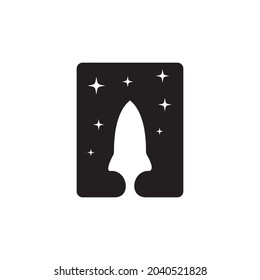 Product release logo. Simple element vector illustration. Product release symbol design with rocket icon. Can be used for web and mobile.