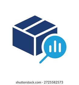 pesquisa de produto colorido ícone vetor design bom para web ou aplicativo móvel