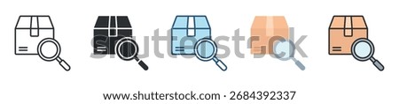 Product Research Icon Set Multiple Style Collection