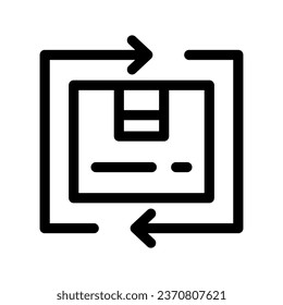 Product Return Icon Vector Symbol Design Illustration