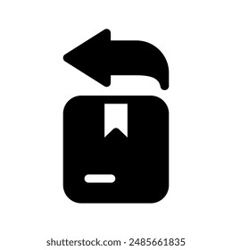 Product Return Icon Vector Symbol Design Illustration