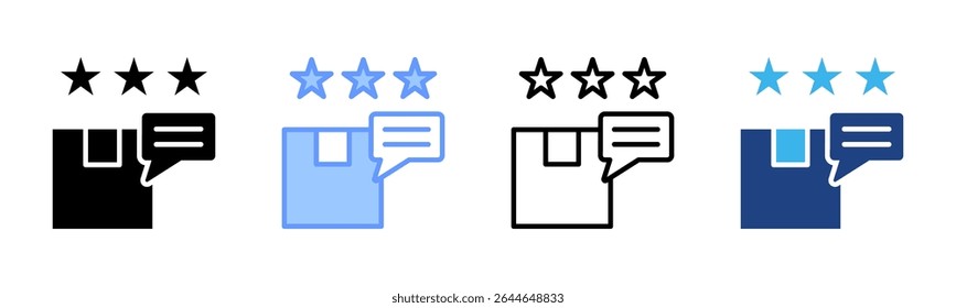 Product Review icon sheet multiple style collection